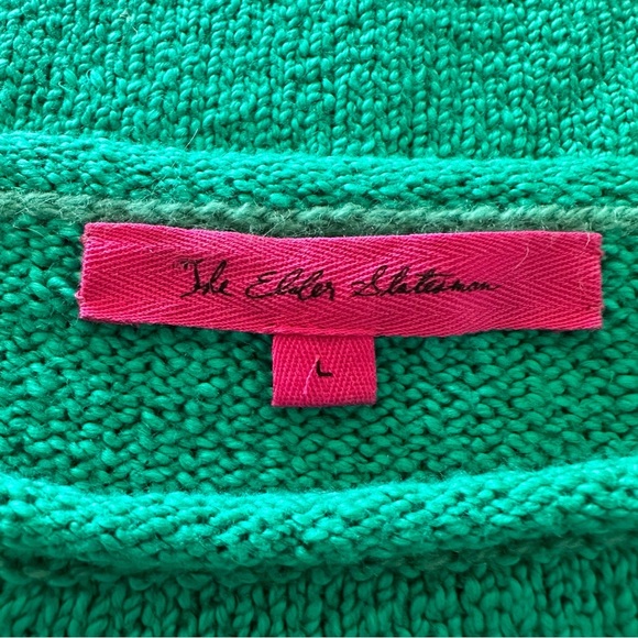 The Elder Statesman Ribbed Knit 100% Cotton Sweater L - Picture 11 of 12